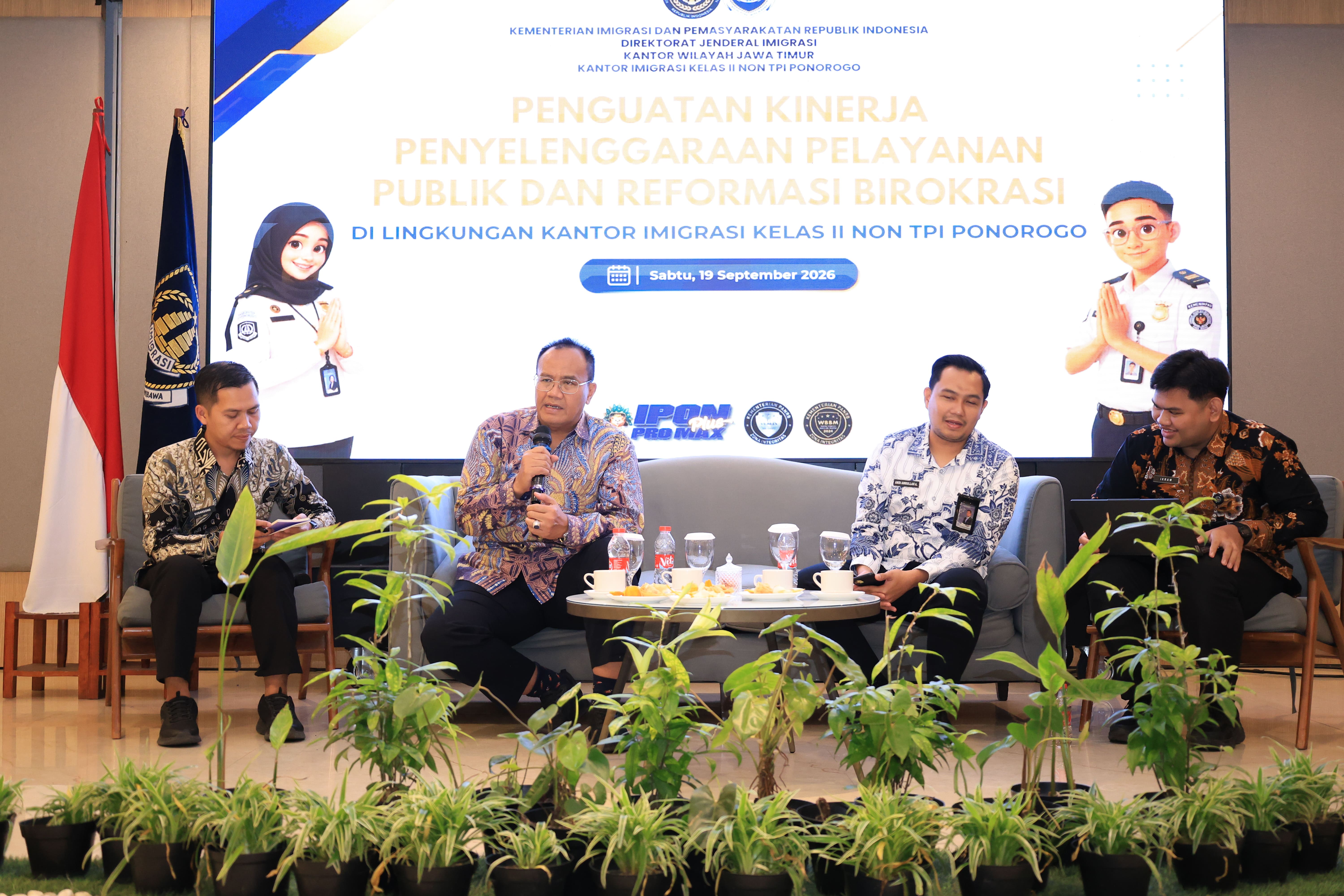 Kakanwil Ditjenim Jatim Perkuat Integritas dan Kinerja Pelayanan Publik Kanim Ponorogo